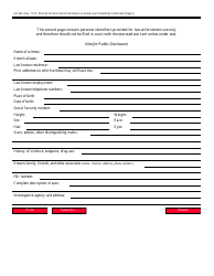 Form AO444 Warrant for the Arrest of a Witness in a Grand Jury Proceeding, Page 2
