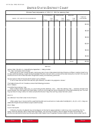 Form AO133 Bill of Costs, Page 2