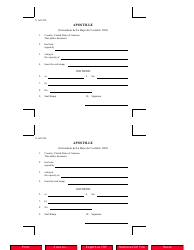 Document preview: Form AO390 Apostille