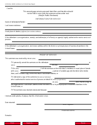 Form AO83 Summons in a Criminal Case, Page 2